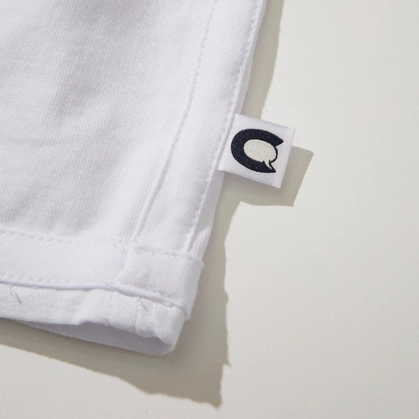 CAHLUMN Zine5.1 + Cahlumn Logo Reversible Tee White