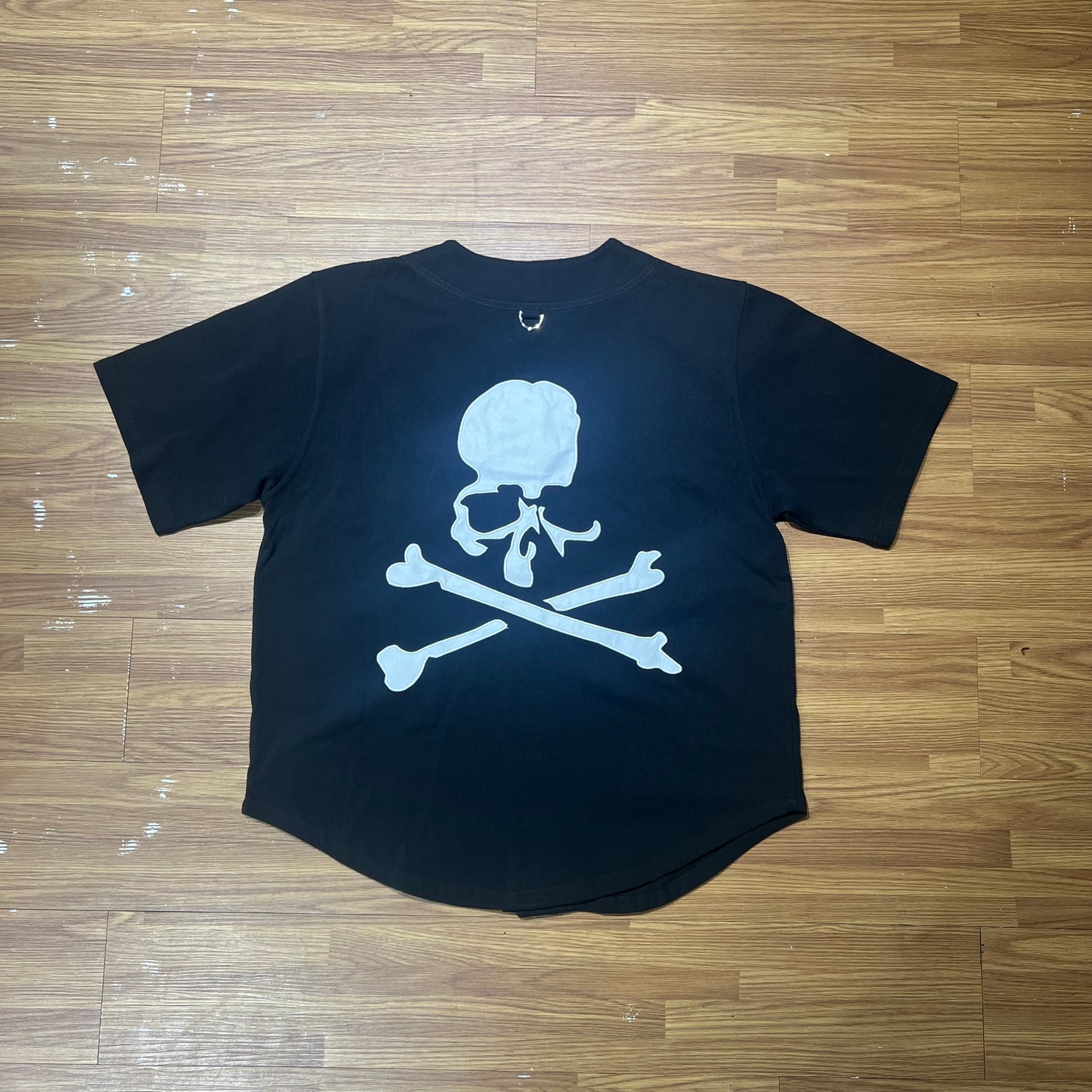 Mastermind Japan MMJ x New Era Heavyweight Cotton Baseball Shirt MMJ Script MJ26C16-SH003