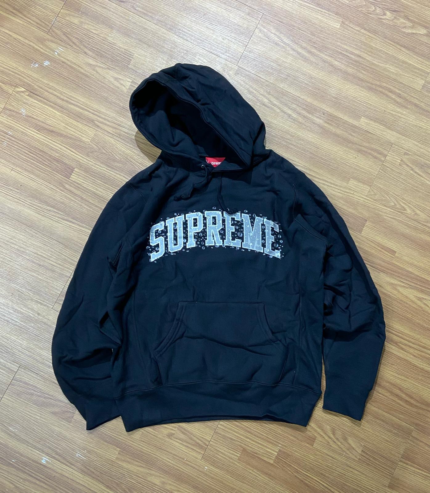 Supreme Water ARC Logo Hooded Sweatshirt Hoodie Black
