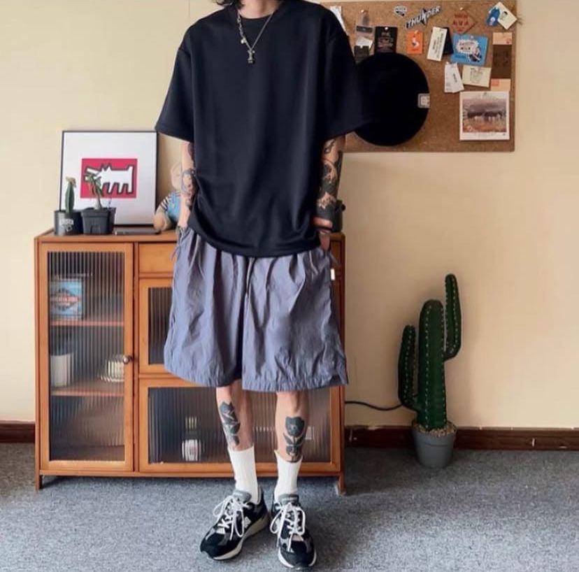 NORLN NR Nylon Waterproof Beach Shorts 防潑水沙灘褲 Black Khaki Green Grey Cement