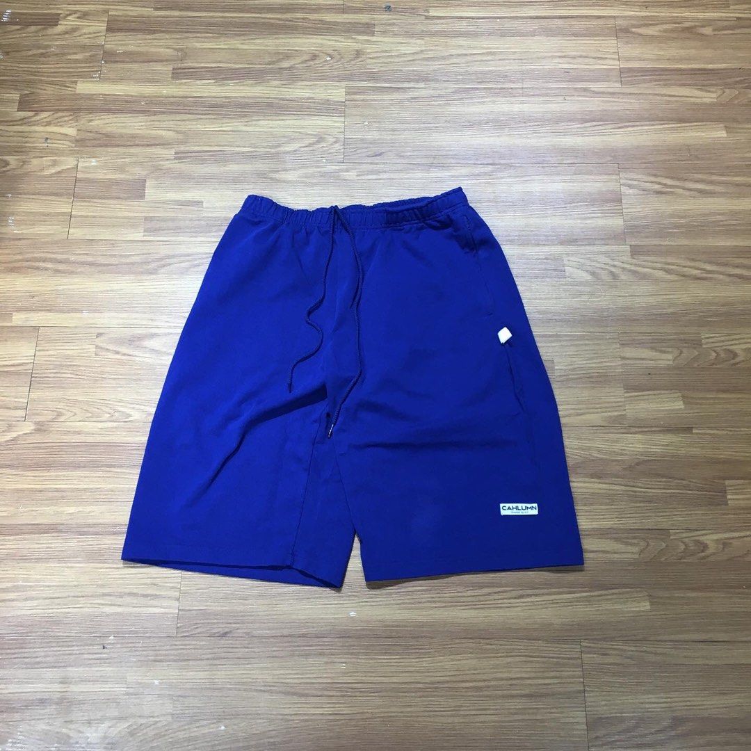CAHLUMN 重磅運動短褲 232-1459 藍色實拍