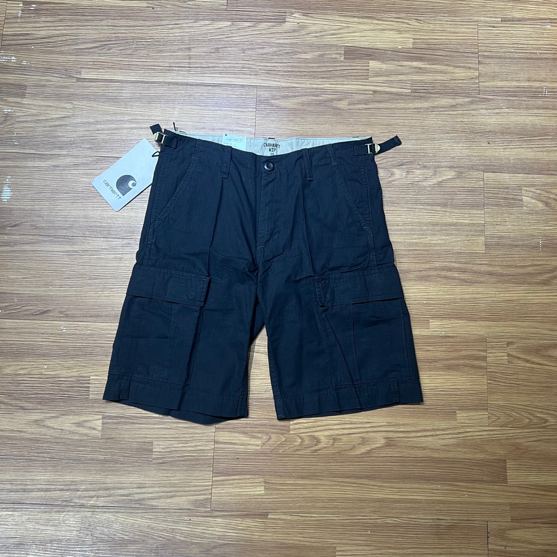 Carhartt Aviation Shorts Black I009758-8902 實拍