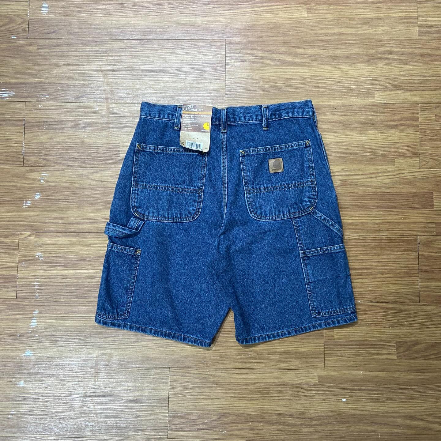 Carhartt Lightweight Denim Work Shorts B28 背面實拍