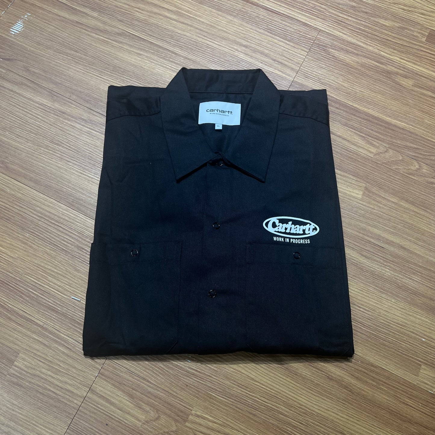 Carhartt WIP Baltimore Shirt L/S Black I024129 實拍