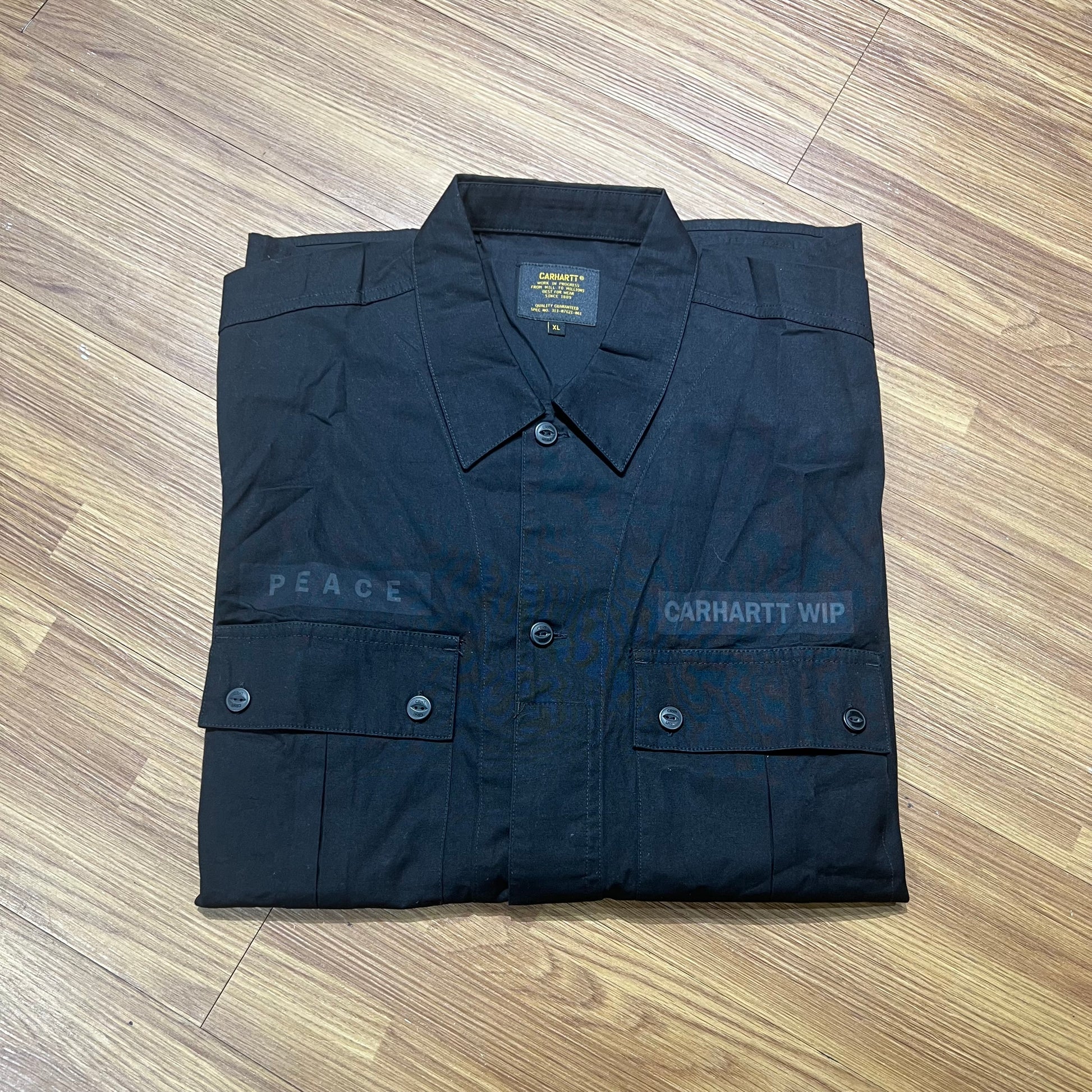 Carhartt WIP Memories Shirt L/S Black I024131 細節實拍