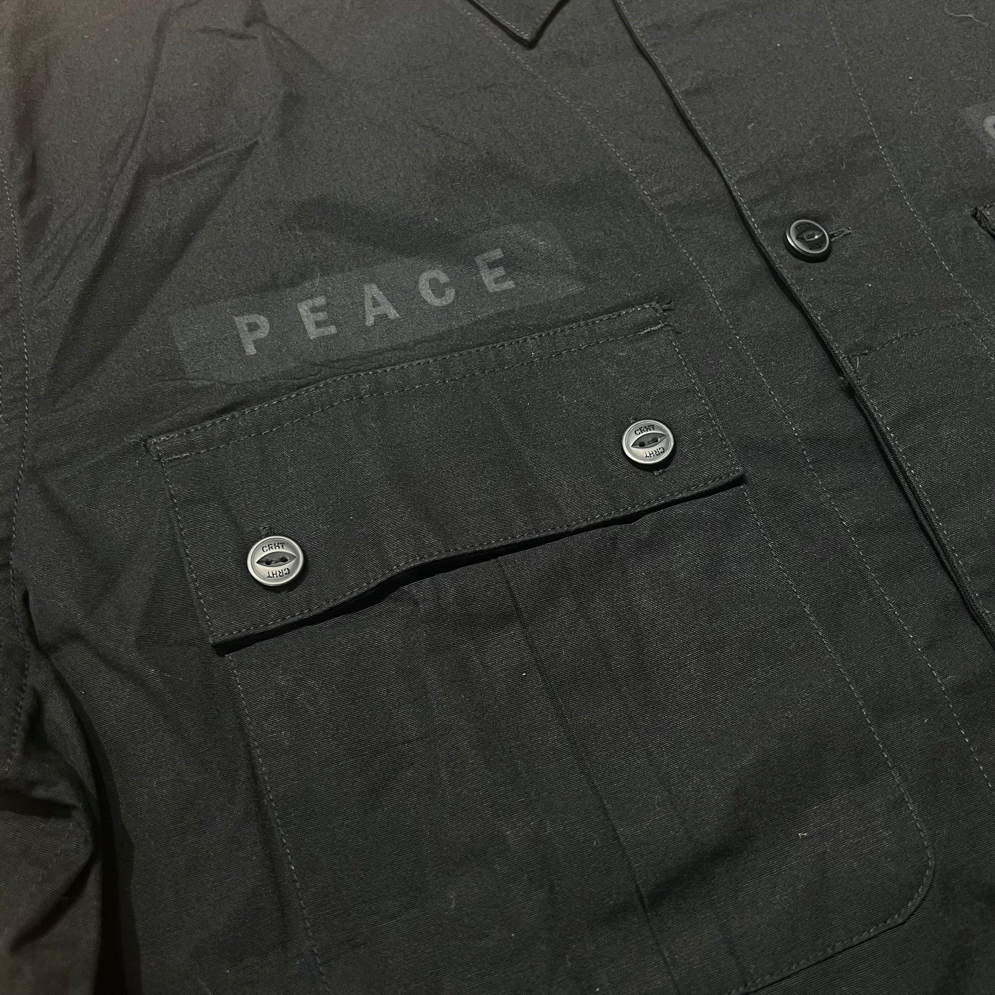 Carhartt WIP Memories Shirt L/S Black I024131 細節實拍