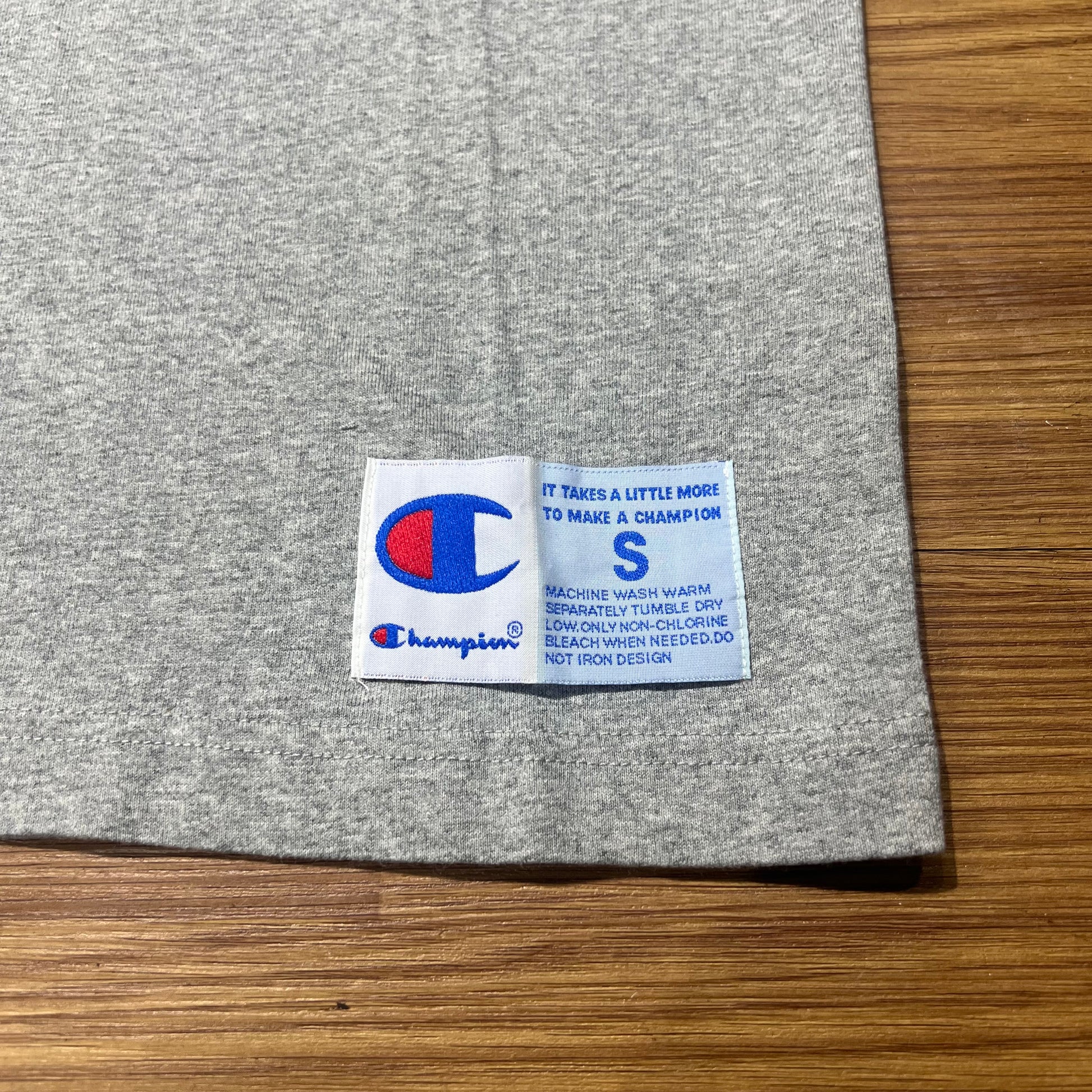 Champion JP Embroidered Big C Logo Tee C3-F362 Grey 實拍