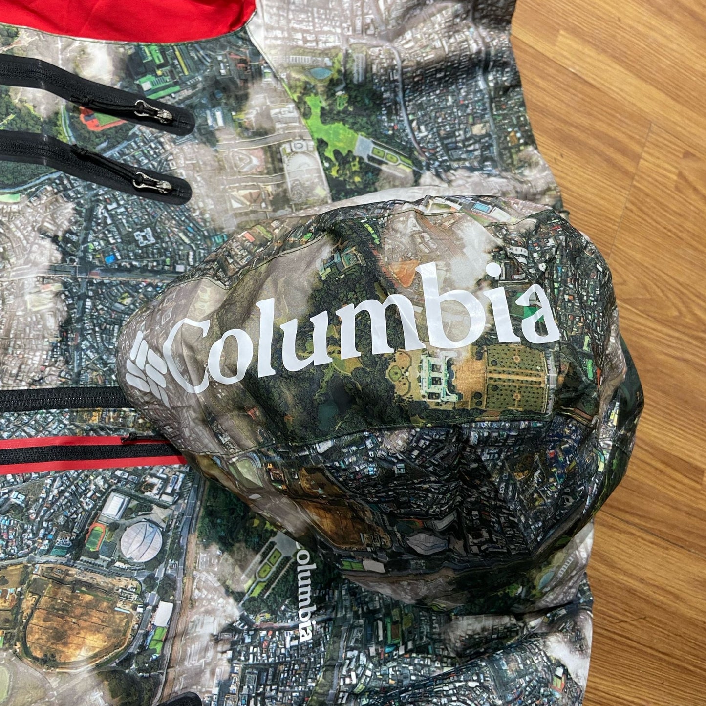 日版 Columbia x Kinetics DECRUZ SUMMIT TXT Jacket “Tokyo City Aerial view” Omni-Heat Reflective PM3735-011