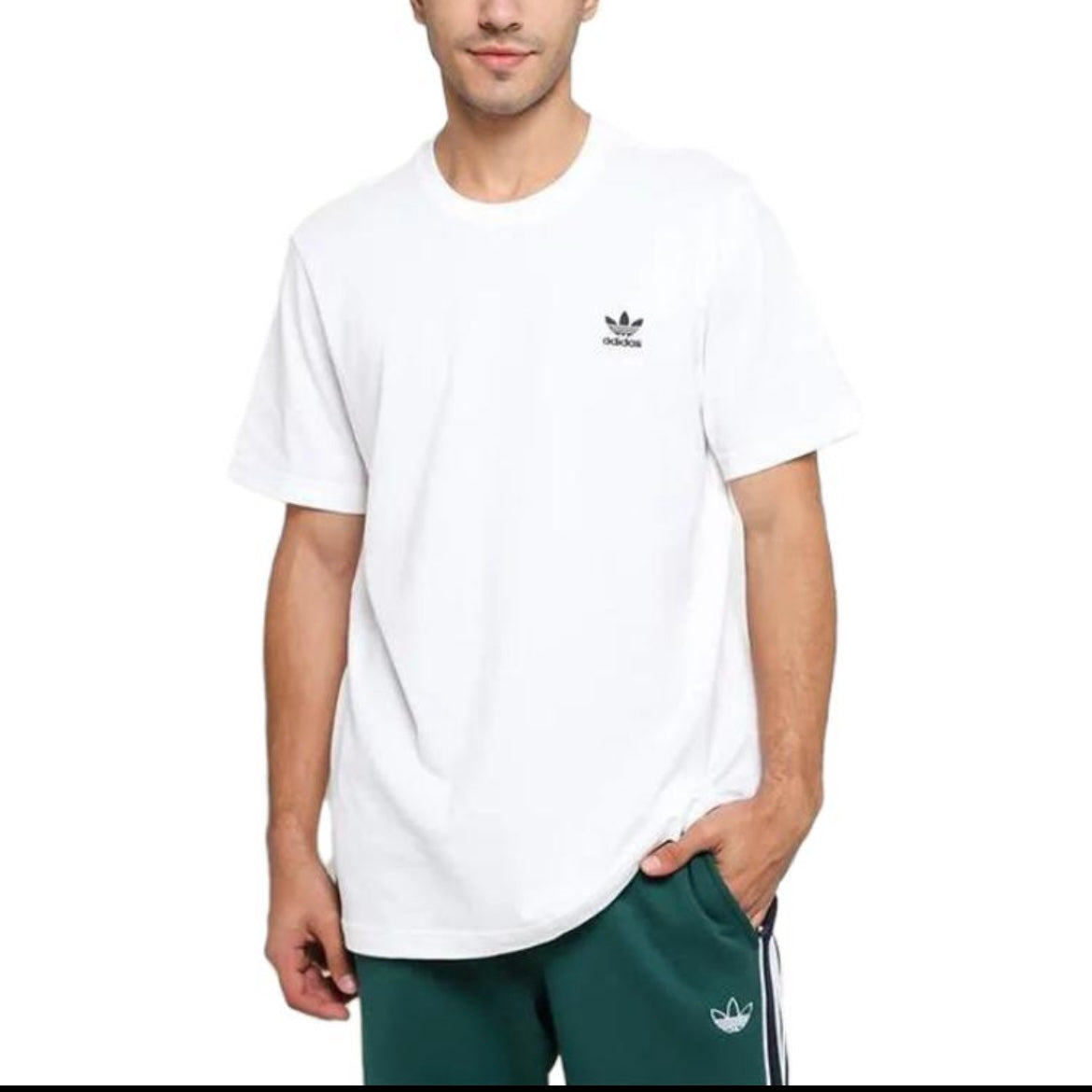 Adidas Originals Small Logo Tee White DV1576