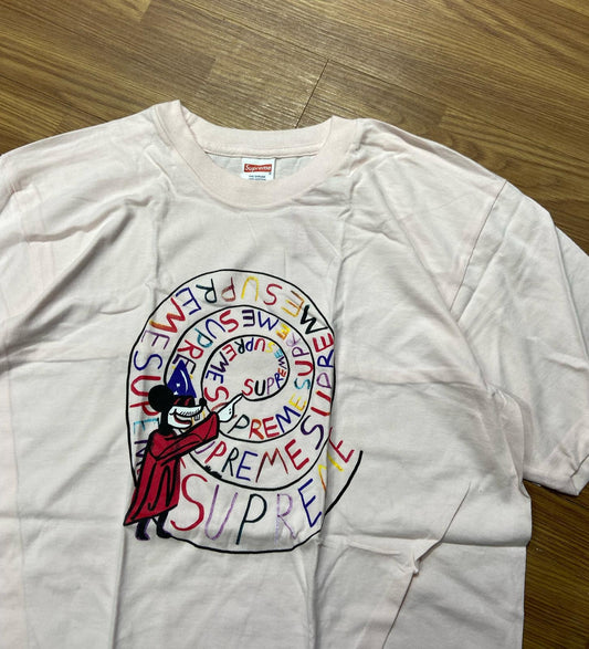 Supreme Joe Roberts Swirl Tee Light Pink