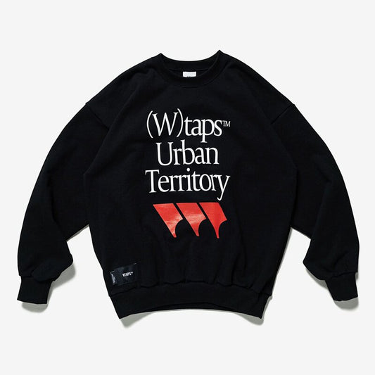 Wtaps :///:/ Crewneck Black 222ATDT-CPM01S