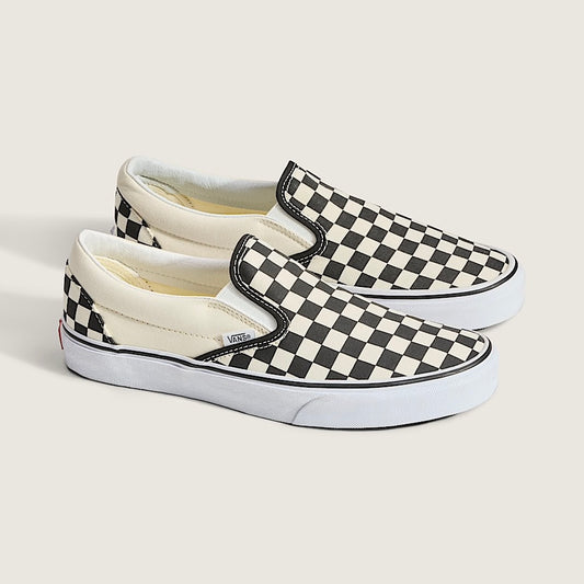 Vans Classic Slip On Black Off White Checkerboard VN000EYEBWW 黑白格仔