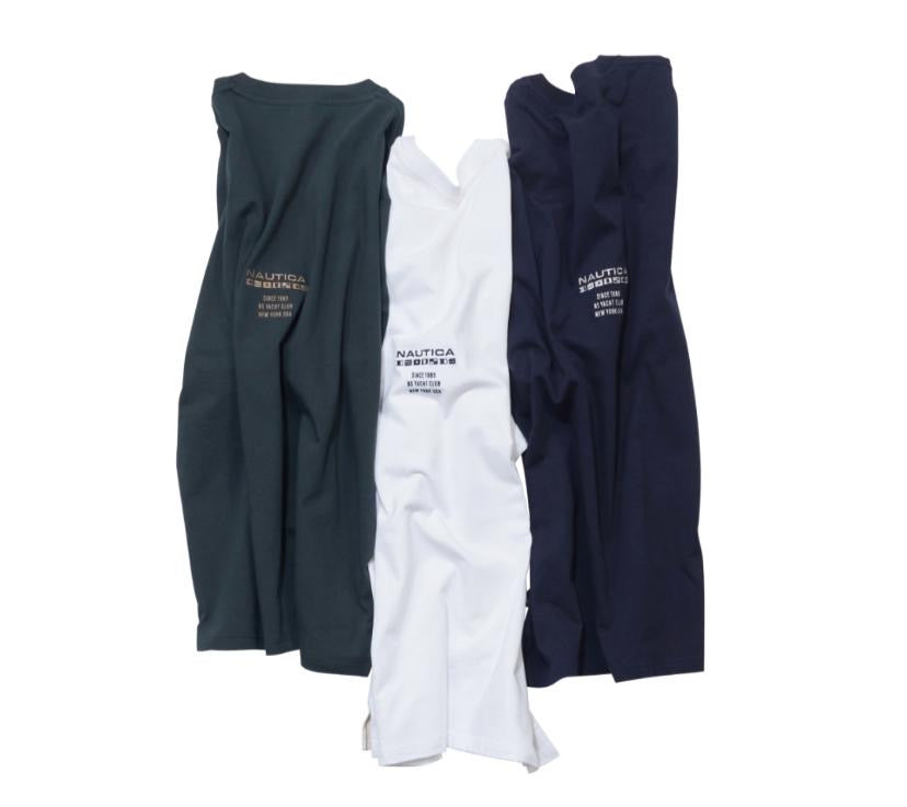 Preorder 預訂 Nautica KR Yacht Club Aplique Tee SS Navy White Forest Green