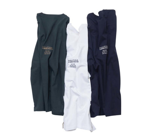 Preorder 預訂 Nautica KR Yacht Club Aplique Tee SS Navy White Forest Green