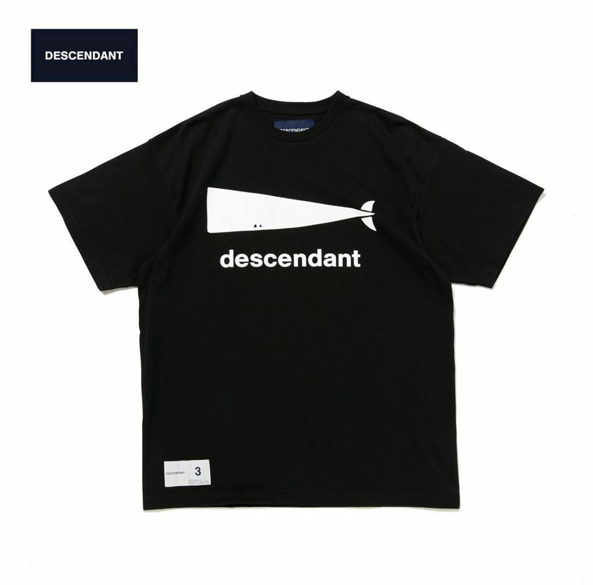 Descendant Cachalot SS Tee Black 221ATDS-STM05S