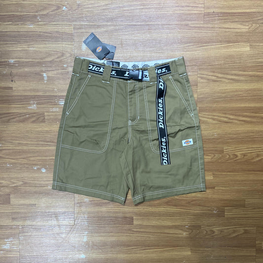 Dickies Contrast Stitches Twill Shorts Khaki DK006826CN2 實拍