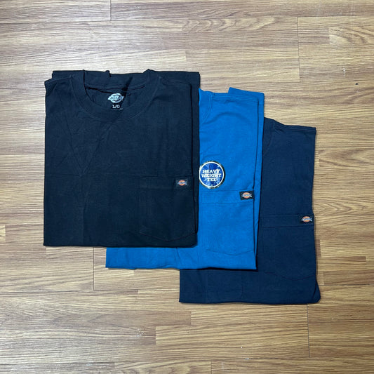 Dickies Heavy Weight Pocket Tee Black Blue Navy