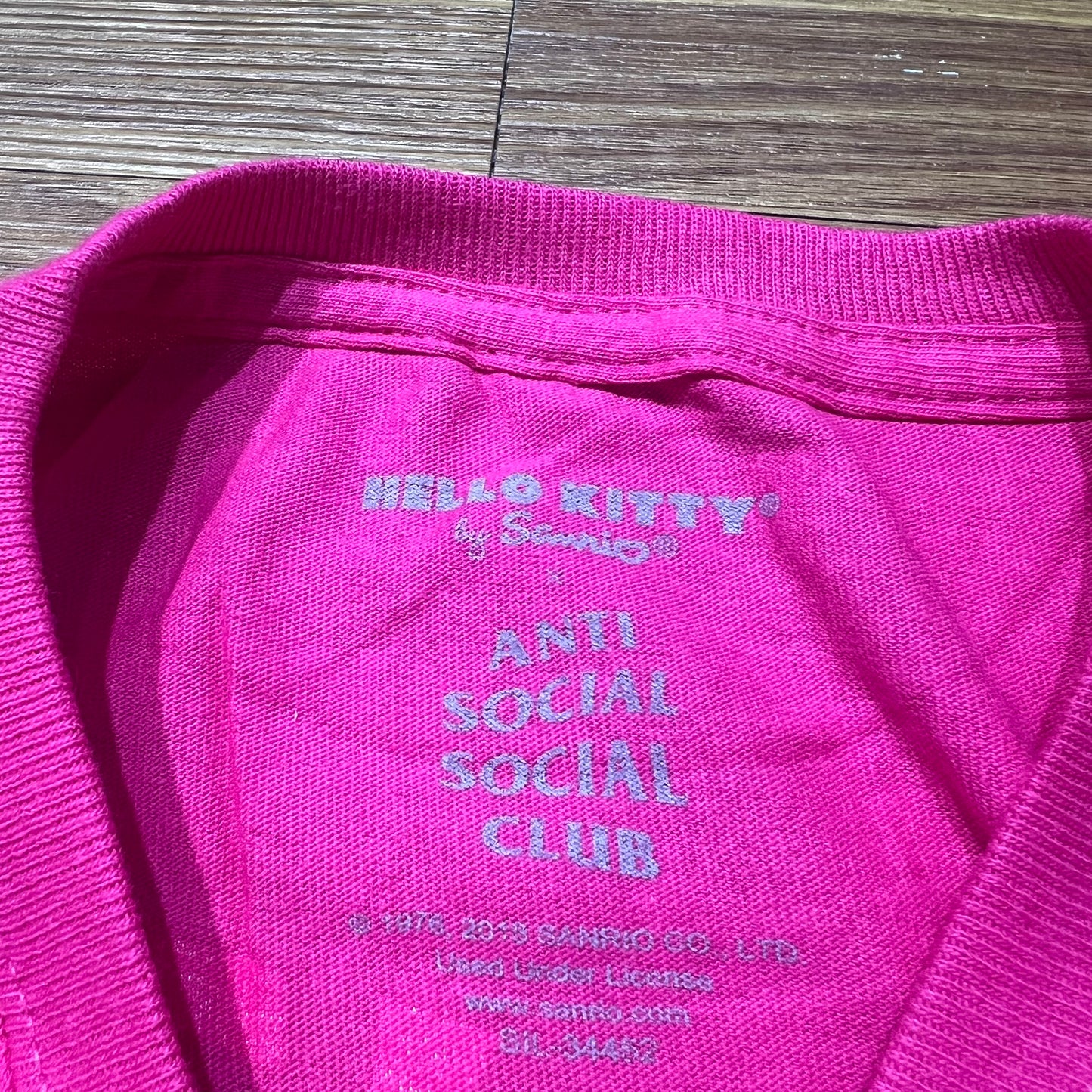 Anti Social Social Club ASSC x Sanrio Hello Kitty Tee Pink Peach