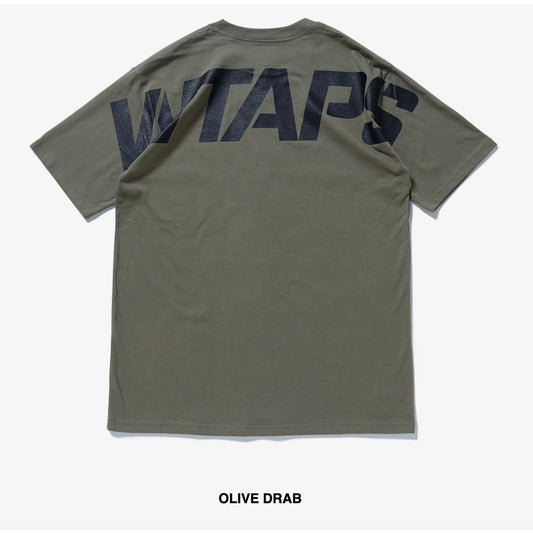 Wtaps Stencil SS Tee Olive 211PCDT-ST06S