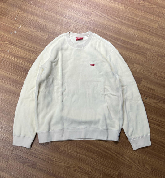 Supreme Polartec Small Box Crewneck Natural