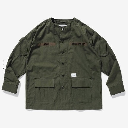 Wtaps Scout 01 LS / Cotton. Ripstop Olive 211WVDT-SHM06