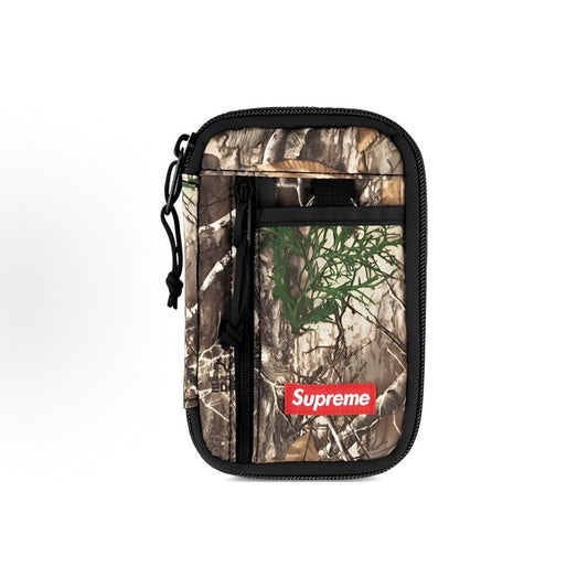 Supreme FW19 Zip Pouch Wallet Real Tree Camo Cordura Fabric FW19B12
