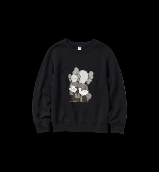Kaws x Uniqlo UT Sweat Crewneck Black
