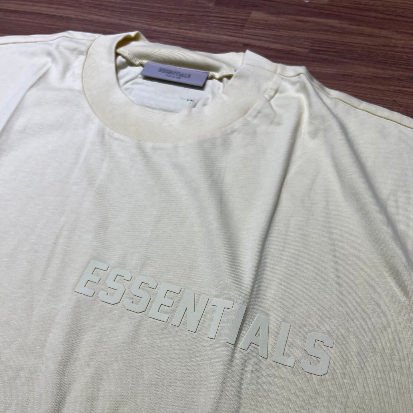 Fear of God FOG Essentials 3D Front Small Logo SS Tee Canary