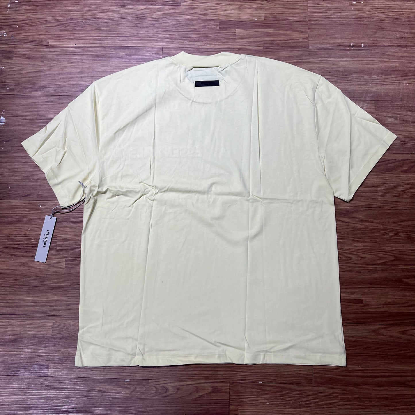 Fear of God FOG Essentials 3D Front Small Logo SS Tee Canary