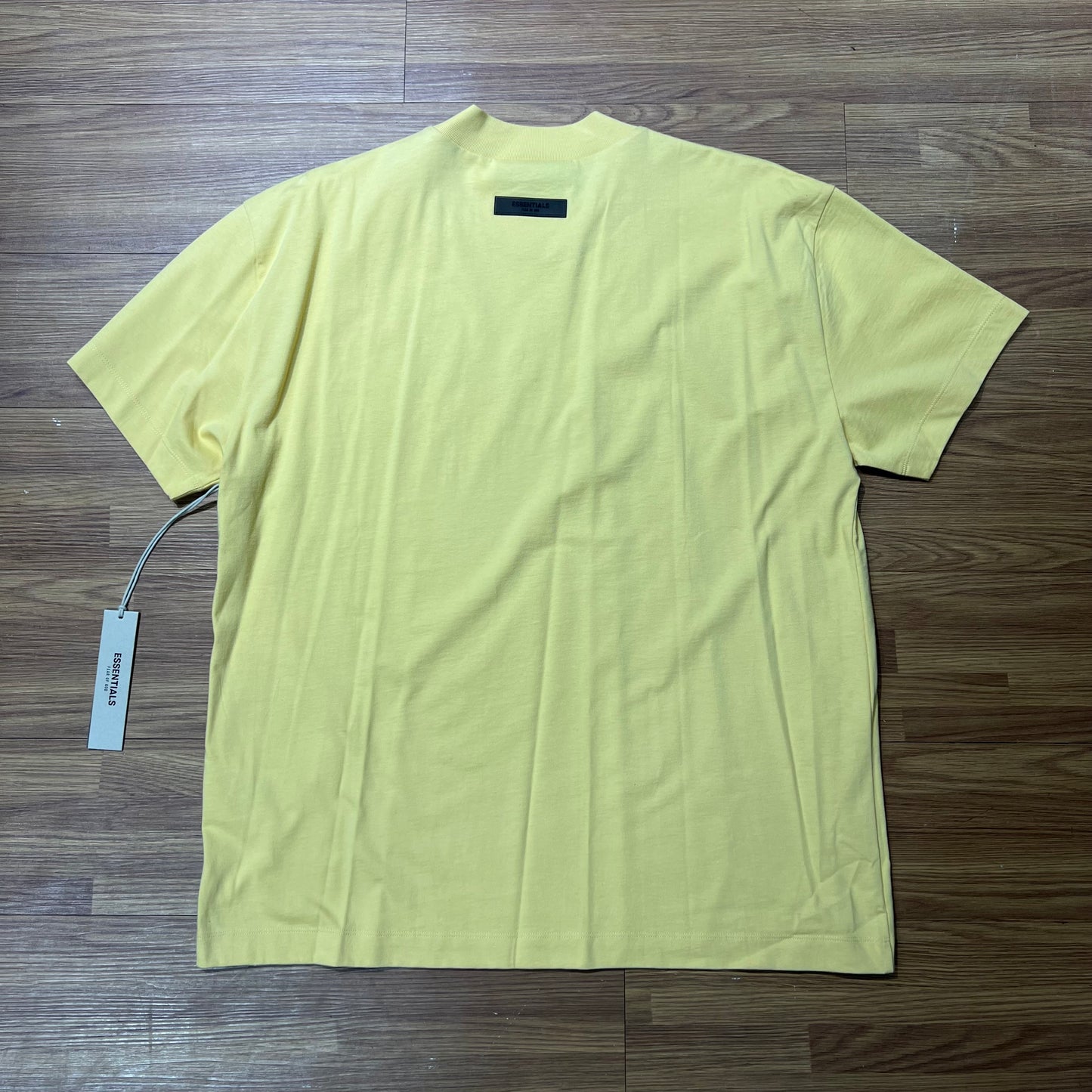 Fear of God FOG Essentials 3D Silicon Front Small Logo SS Tee Light Tusca (Yellow)