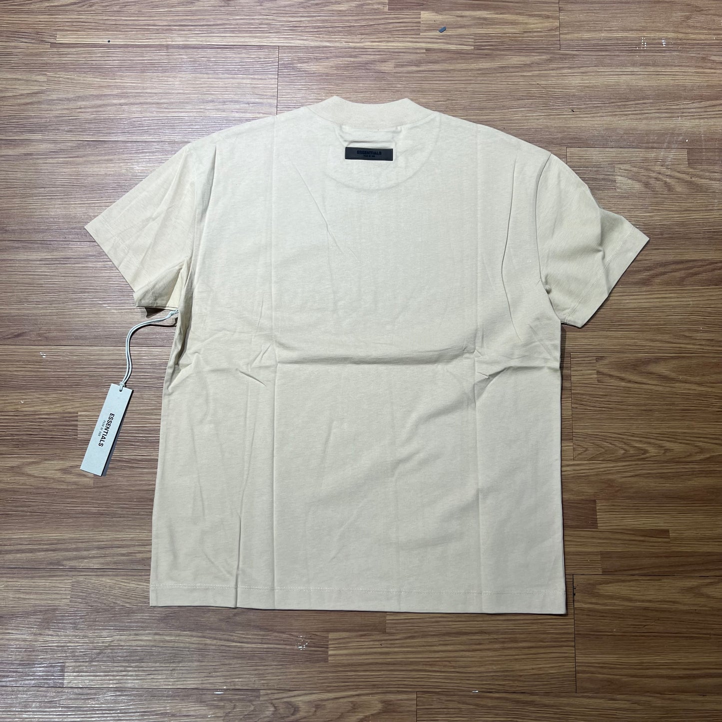 Fear of God FOG Essentials 3D Silicon Front Small Logo SS Tee Sand (Beige)