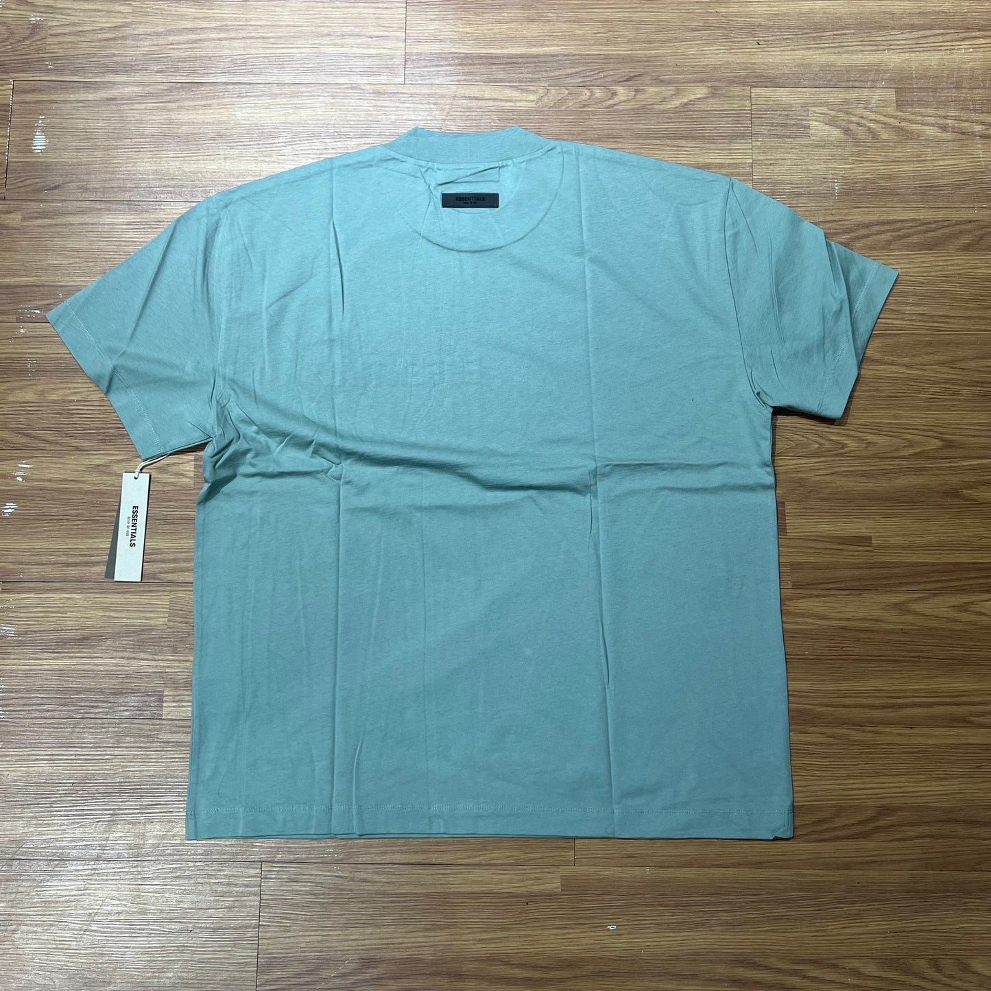 Fear of God FOG Essentials 3D Silicon Front Small Logo SS Tee Sycamore (Blue)