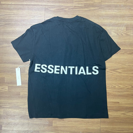Fear of God FOG Essentials Back Boxy Logo SS Tee Black