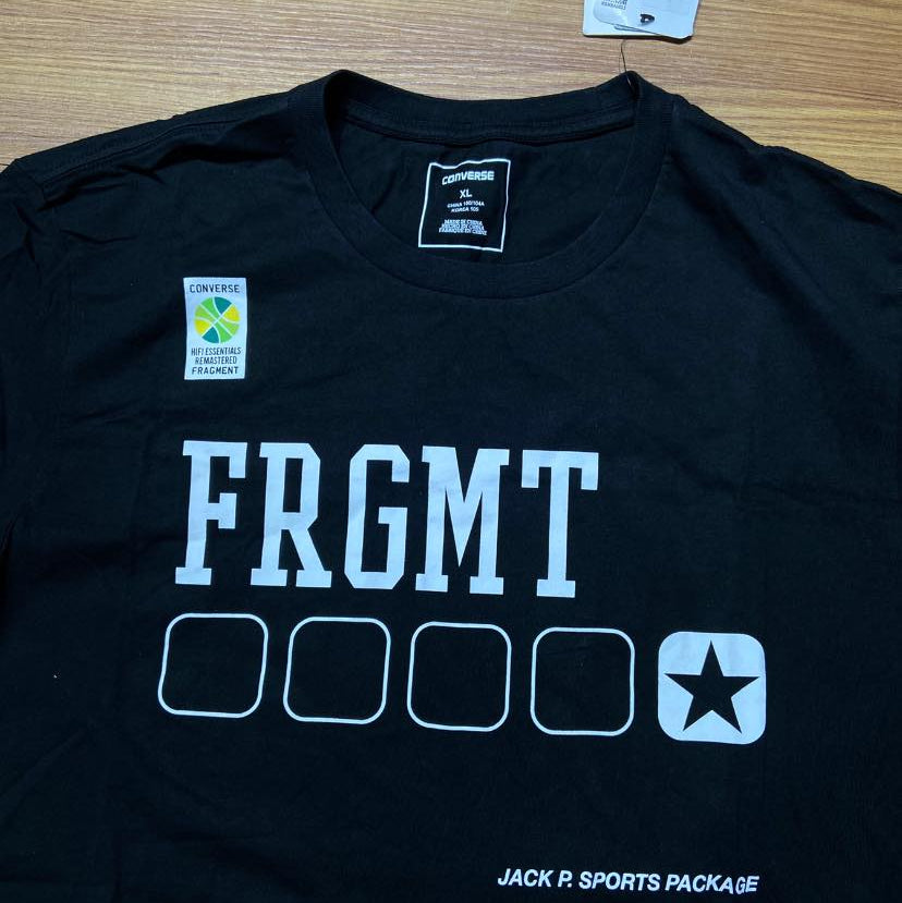 Fragment Design x Converse Printed Essentials Tee Black