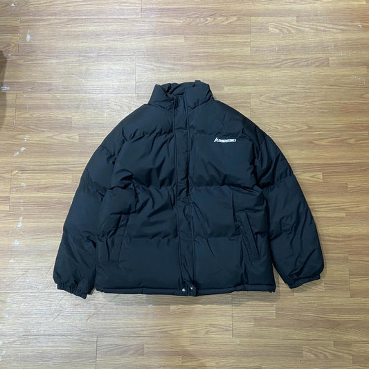 Kawasaki Puffer Jacket Black 川崎 機車 超保暖厚棉發熱外套