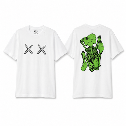 Kaws x Uniqlo UT XX Bones Tee White