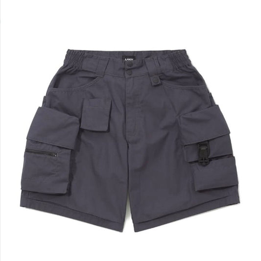LAKH Supply 12 Pocket Cargo Shorts Smoke Grey SH-TWPC-GREY