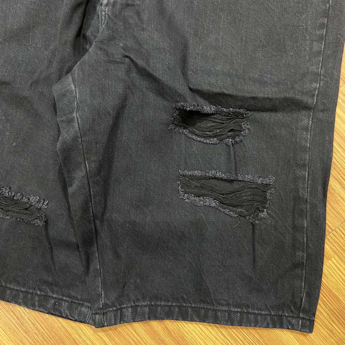 LAKH Supply Magic Patch 3.0 Denim Shorts Black SH-MP3-BLCK