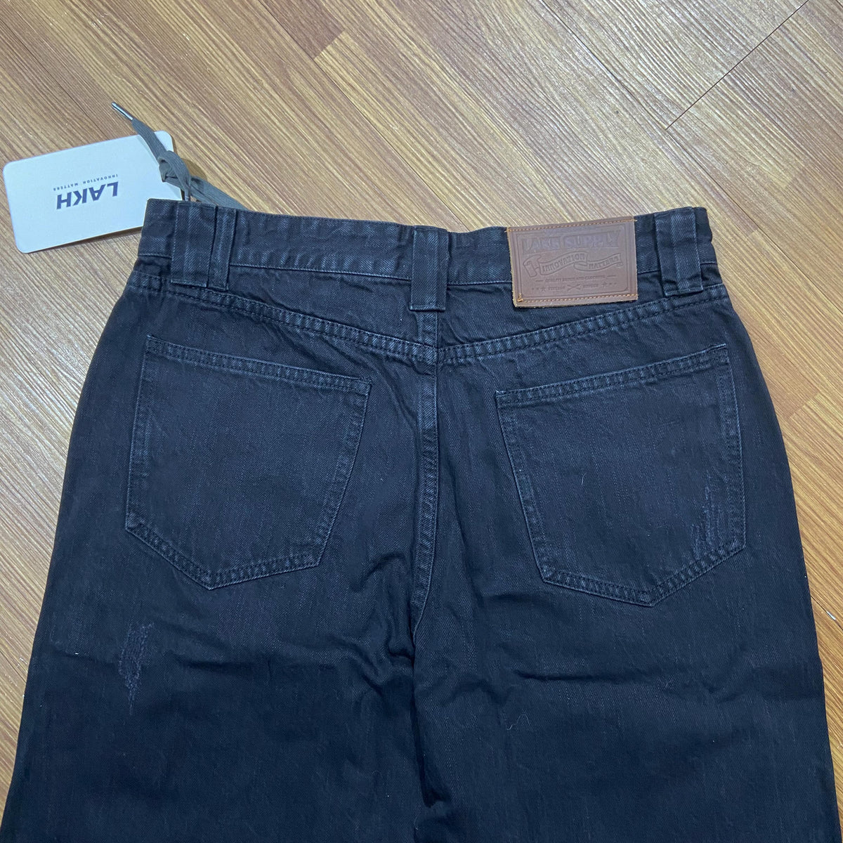 LAKH Supply Magic Patch 3.0 Denim Shorts Black SH-MP3-BLCK