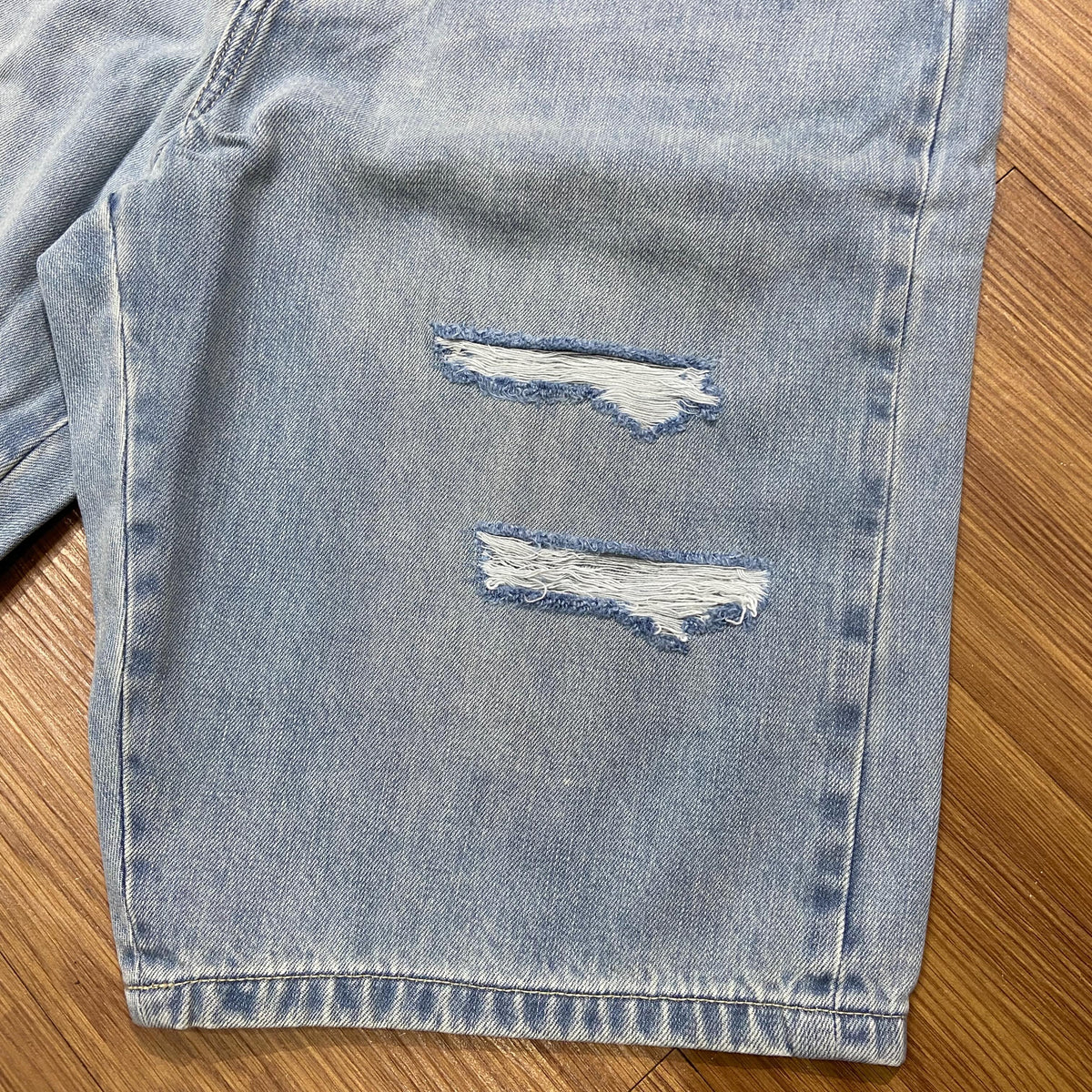 LAKH Supply Magic Patch 3.0 Denim Shorts Light Blue SH-MP3-LTBL
