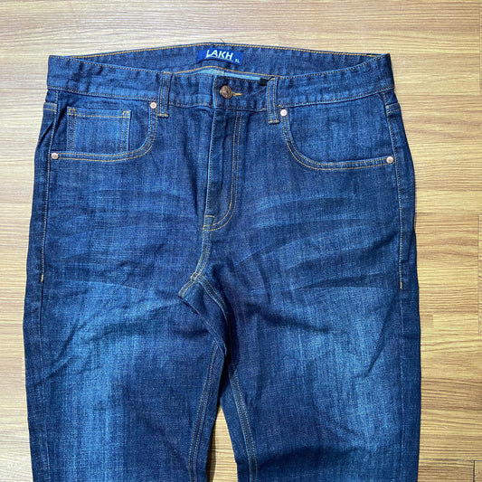 LAKH Supply Pinroll Jogger Denim 1.0 Navy