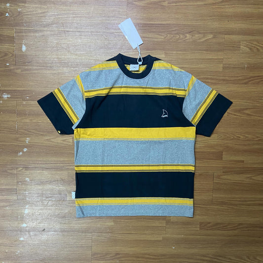 Laprima Multi-Border Tee Grey x Black