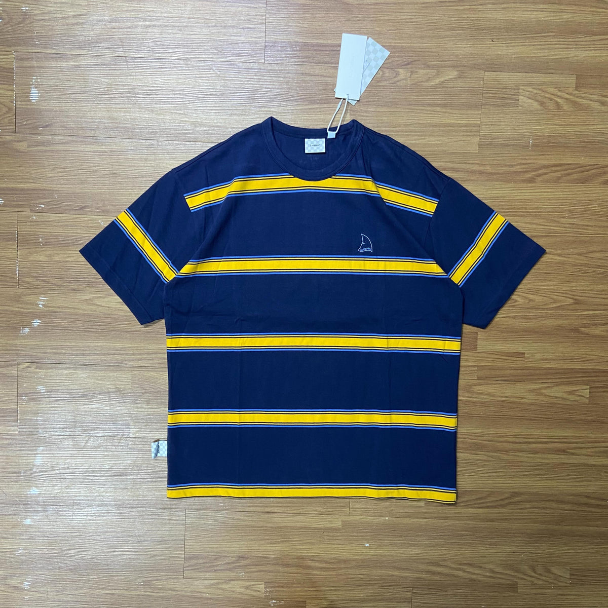 Laprima Stripe Border Tee Navy