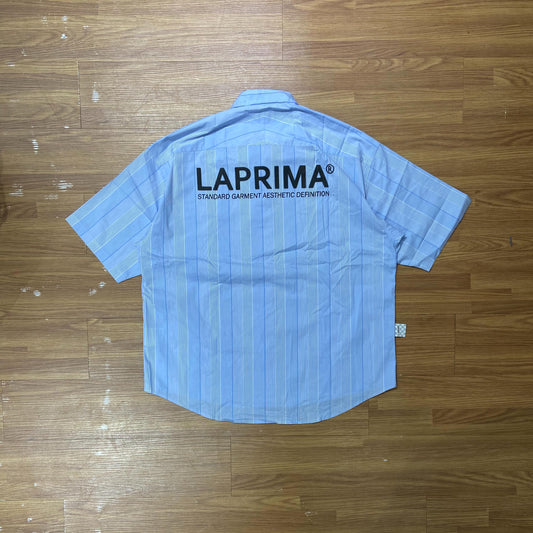 Laprima Stripe Shirt SS Blue