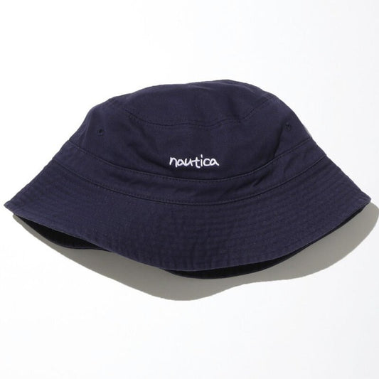 Nautica JP Hand Lettering Bucket Hat Navy 211-1805