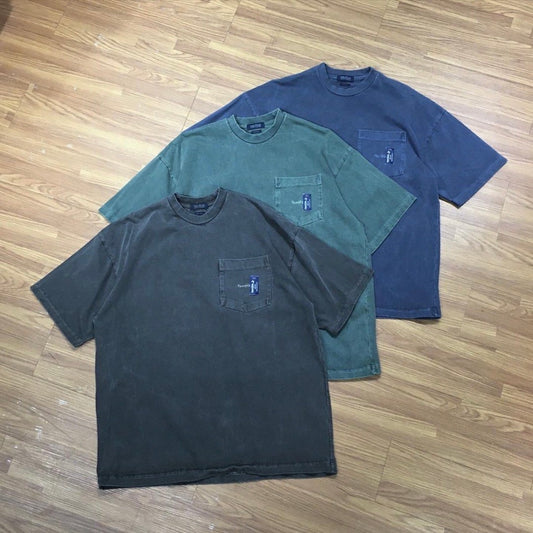 Nautica JP “Too Heavy” Pigment Dyed Pocket SS Tee 222-1230 實拍