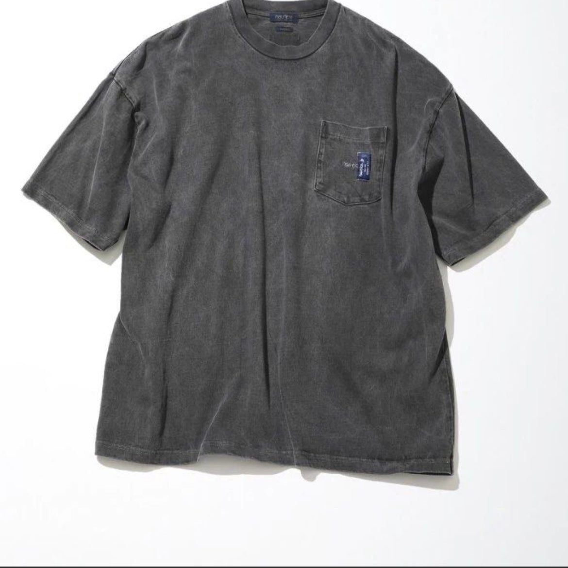 Nautica JP “Too Heavy” Pigment Dyed Pocket SS Tee 222-1230