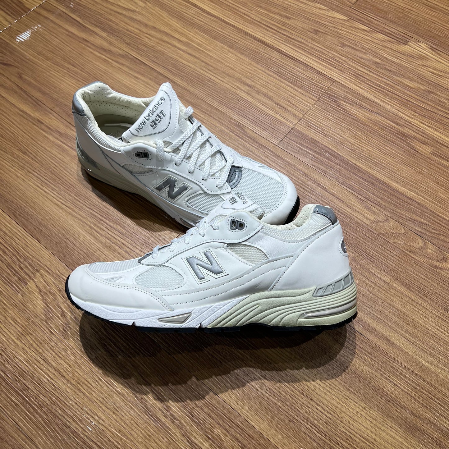New Balance M991WHI (Made in UK) 991V1 實拍
