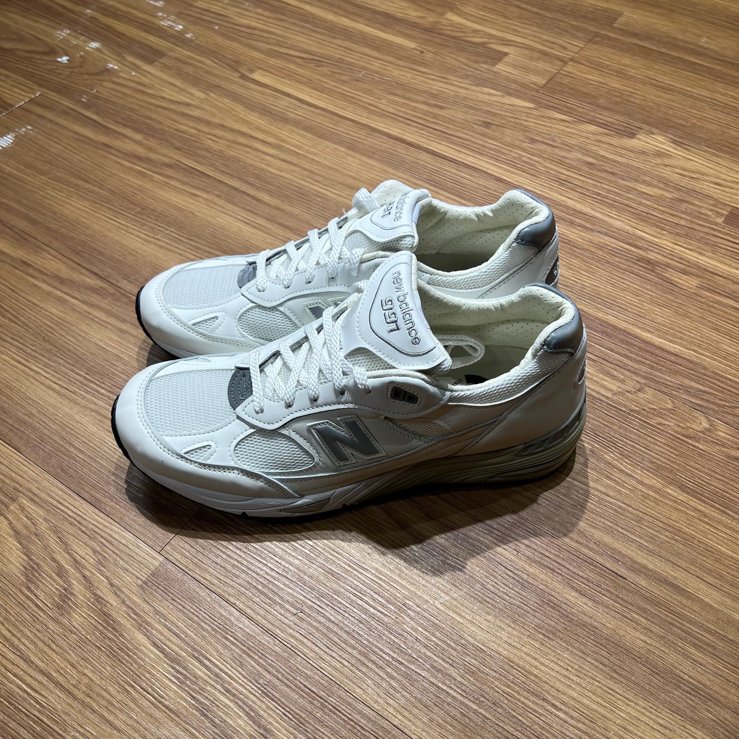 New Balance M991WHI (Made in UK) 991V1 實拍