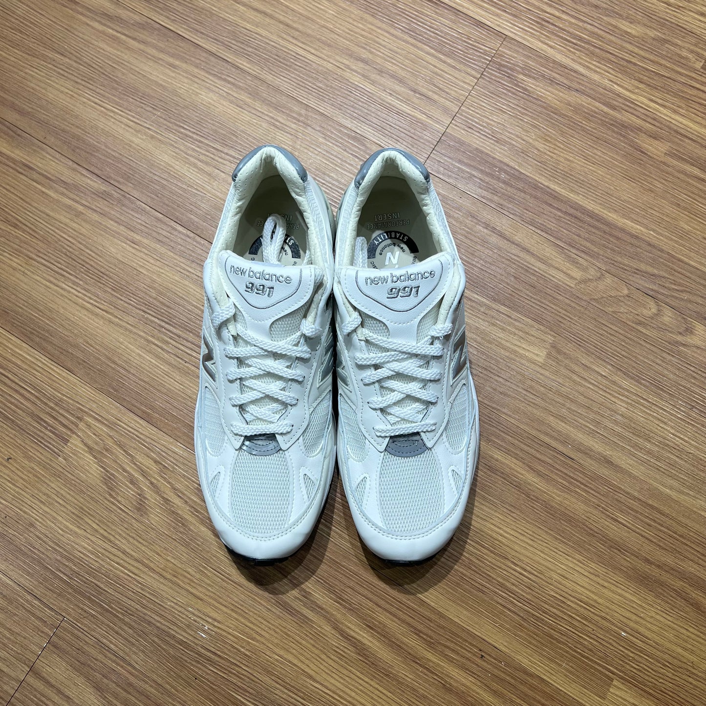 New Balance M991WHI (Made in UK) 991V1 實拍